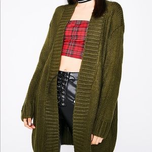 Longline Knit Cardigan